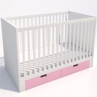 Бебешко креватче / легло / кошарка с чекмеджета, Икеа, снимка 6 - Кошарки - 45382409