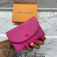 Louis Vuitton розово портмоне реплика, снимка 1 - Портфейли, портмонета - 45885567