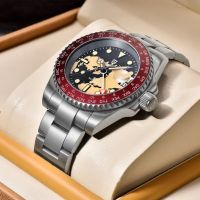 PAGANI DESIGN автоматичен часовник с Японски механизъм SEIKO NH34 GMT,стъкло сапфир,водоустойчив, снимка 5 - Мъжки - 45696273