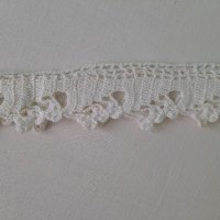 Бяла плетена дантела, снимка 1 - Други стоки за дома - 45374393