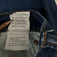 Мъжки дънки Edwin ED-80 Slim Tapered Jeans, снимка 9 - Дънки - 45205683