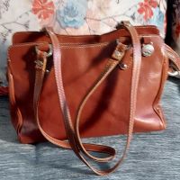 Винтидж чанта от естествена кожа "Adax" / genuine leather handbag , снимка 4 - Чанти - 45199837