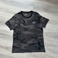 Мъжка тениска Alpha Industries Backprint Camo T-Shirt, Размер М, снимка 3 - Тениски - 45829521