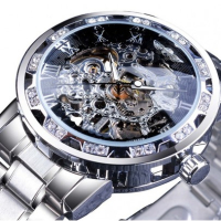 Механичен часовник скелетон - Agrigento (005), снимка 2 - Луксозни - 44954424