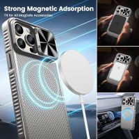 HWeggo за iPhone 15 Pro Max - Магнитен, MagSafe, Степен на Удароустойчивост, 6.7", Титаний., снимка 4 - Калъфи, кейсове - 45143267