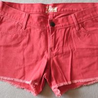 Червени дънкови къси панталонки Оld navy, снимка 4 - Къси панталони и бермуди - 45253028