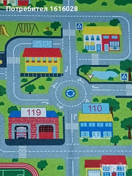 Ново килимче - пътечка Град,улици и сгради., снимка 1