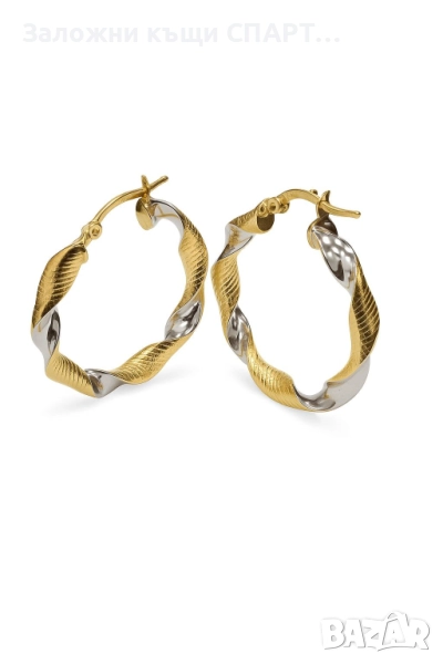Нови златни обеци Грамаж: 2.67гр. , снимка 1