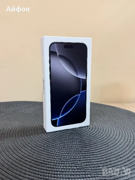 НОВ! 1000Gb/*ЛИЗИНГ*/ iPhone 16 Pro Max / Black Titanium /Айфон, снимка 1