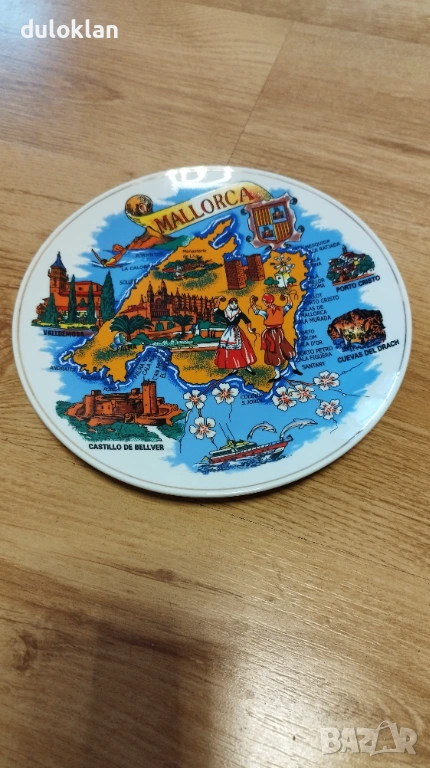 Красива чиния от Майорка-Испания, снимка 1
