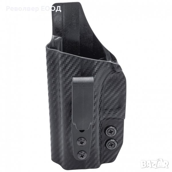 Кобур Rounded by CE - за Walther PDP FS, вътрешен с права щипка, лява ръка, снимка 1