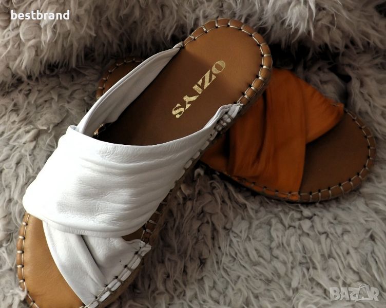 Дамски чехли от естествена кожа , код 532/70, снимка 1