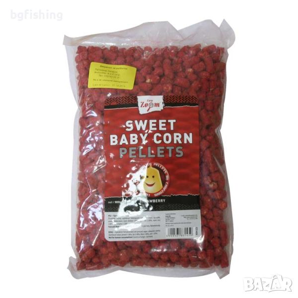 Пелети CZ Sweet Baby Corn Pellets Strawberry, снимка 1