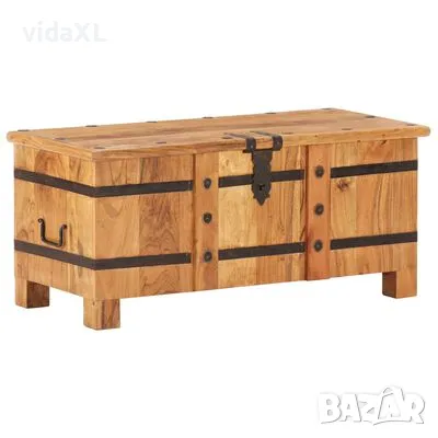 vidaXL Ракла, 90x40x40 см, акациево дърво масив(SKU:289637, снимка 1