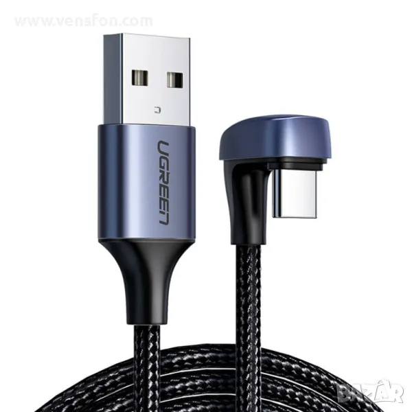 UGREEN кабел USB 2.0 A към C , 1 м /черен/, снимка 1