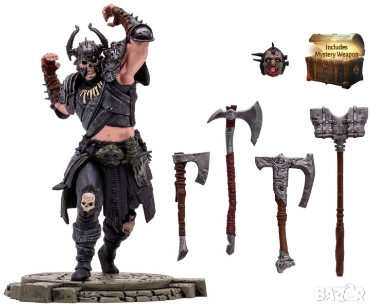 Статуетка McFarlane Games: Diablo IV - Death Blow Barbarian (Common), 15 cm, снимка 1