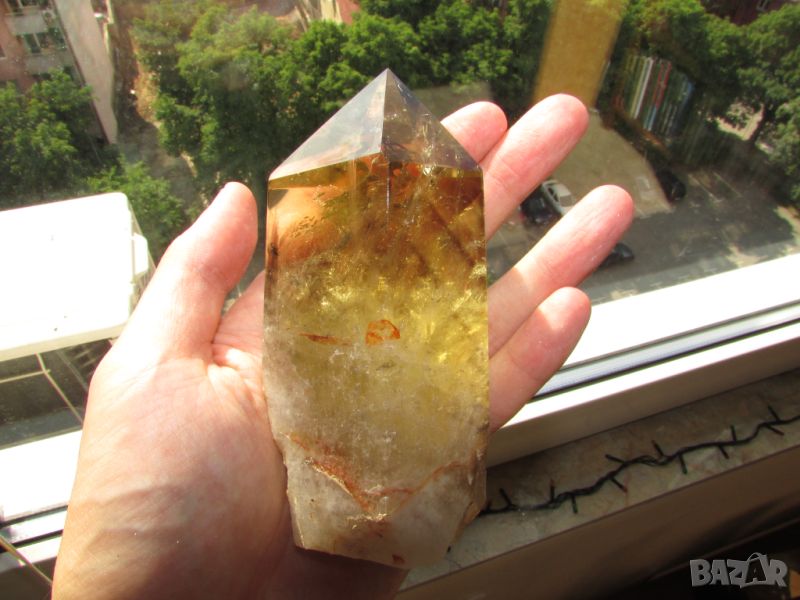 Цитрин 467гр. подходящ за подарък натурален минерал, снимка 1