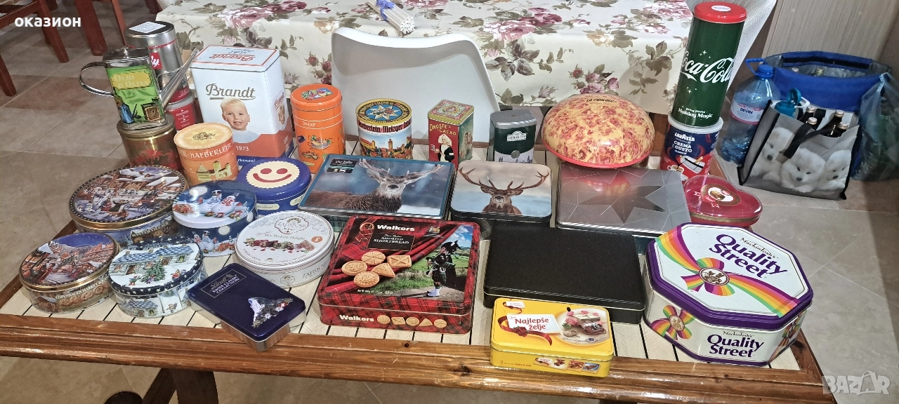 стари метални кутии, снимка 1