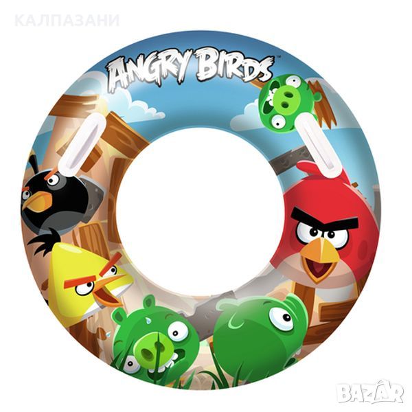 Надуваем пояс Bestway Angry Birds 96103, снимка 1