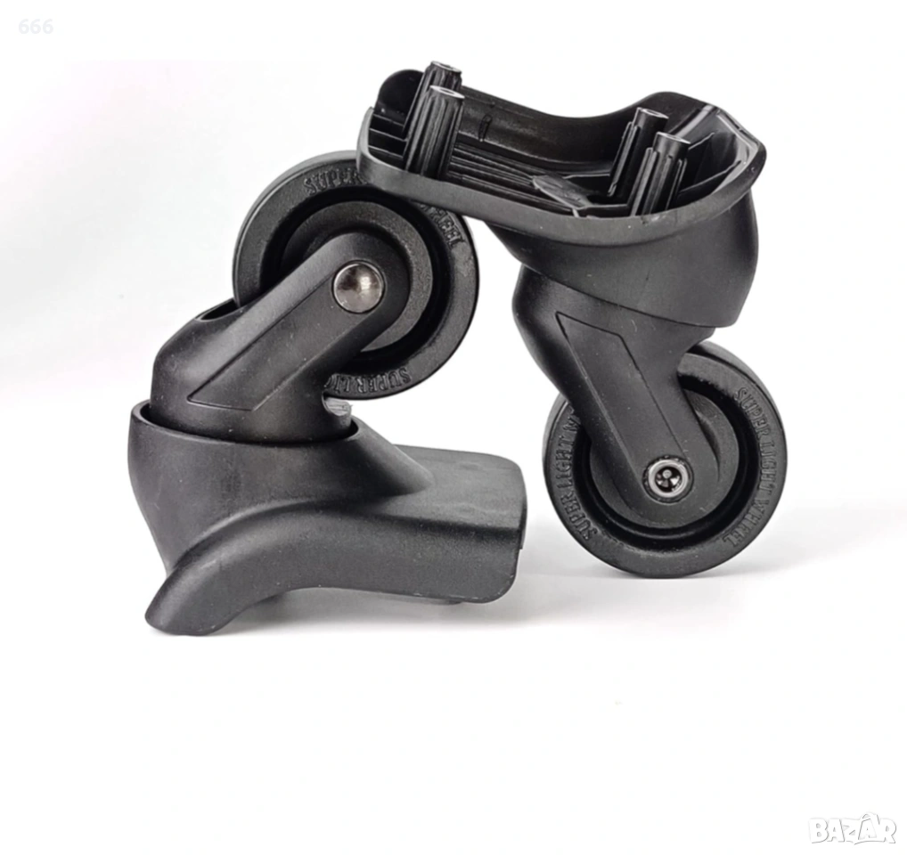 Комплект от 2 колела за куфари, снимка 1