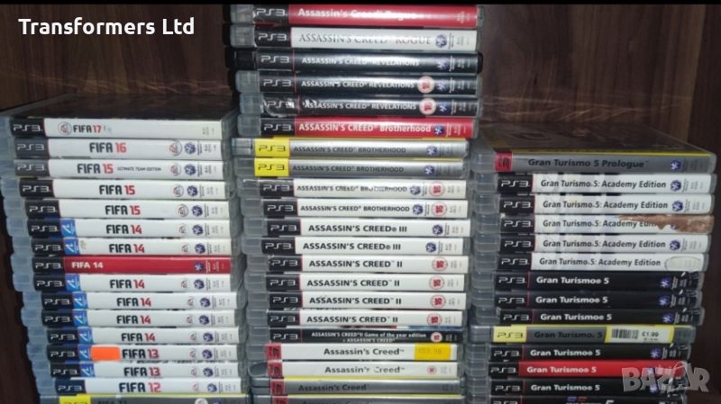 PS3-Fifa-Gran Turismo-Assassin Creed, снимка 1