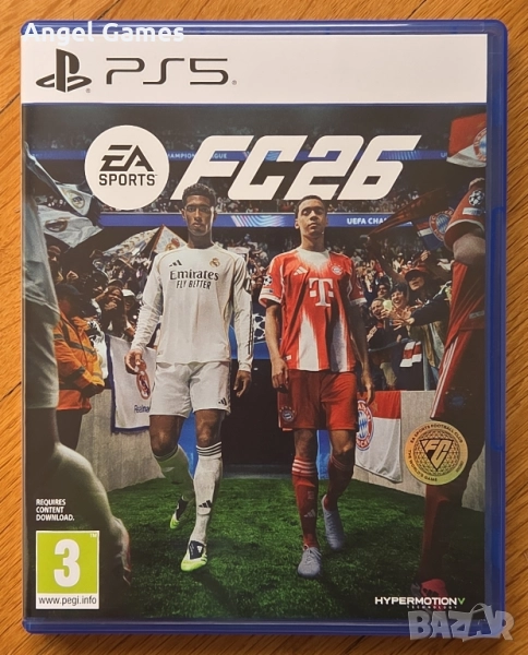 FC26 PS5 Playstation 5 FIFA 2026 FC 26 Плейстейшън диск игра футбол, снимка 1