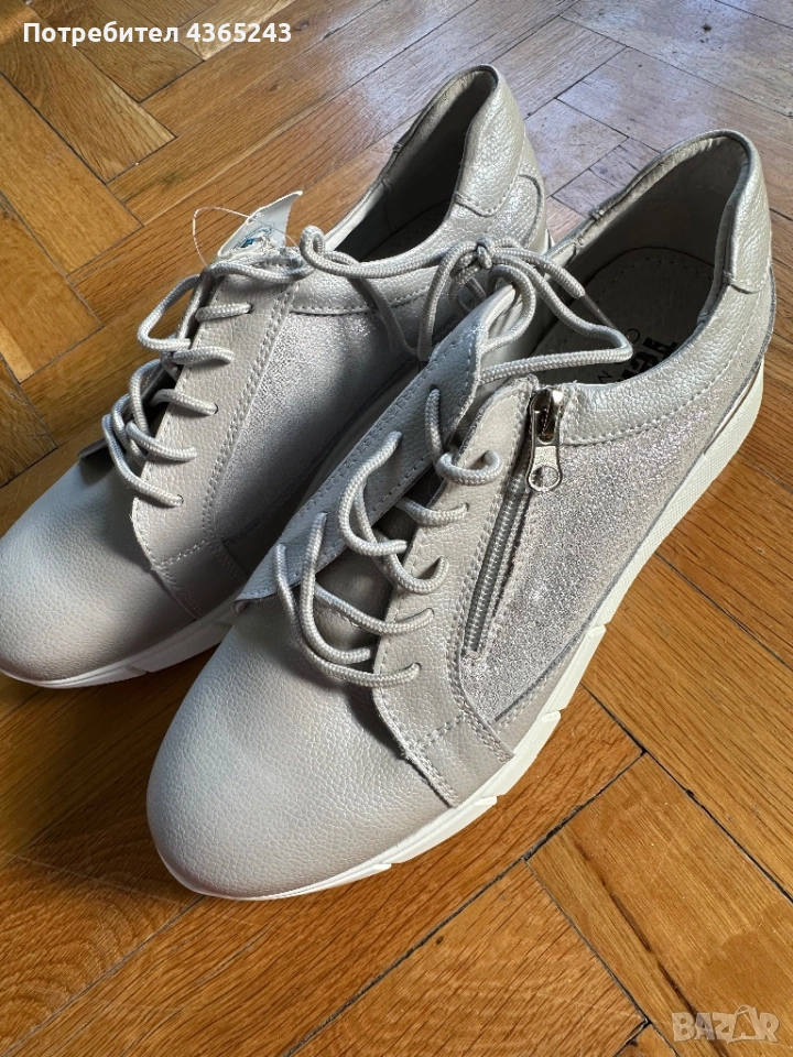 Чисто НОВИ! Дамски обувки от Естествена Кожа! 38 Номер, снимка 1