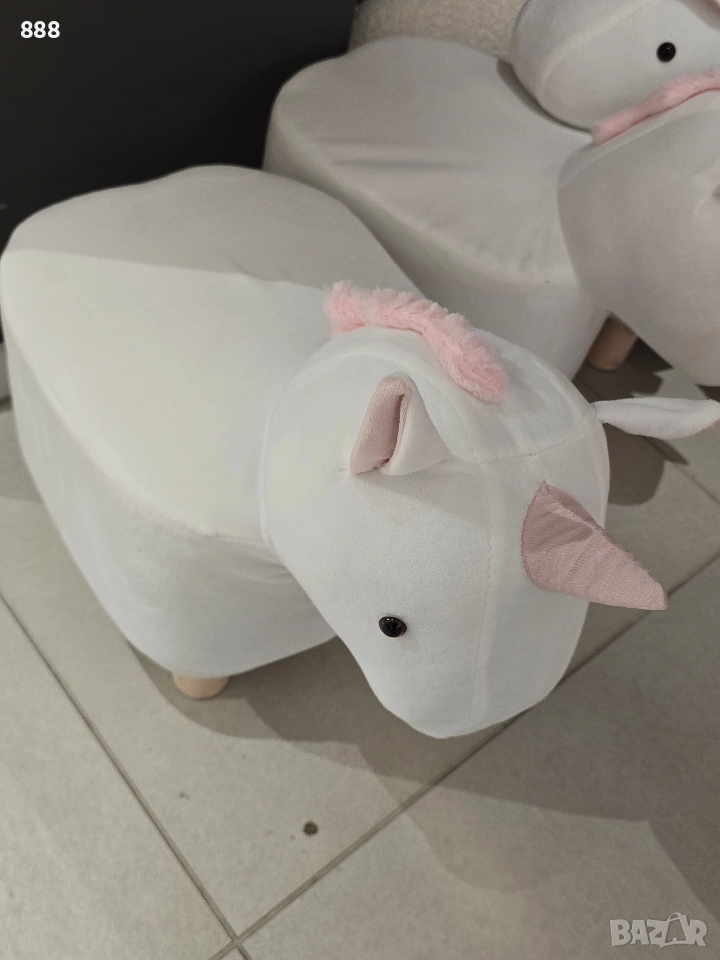 детски столчета табуретки еднорог , снимка 1