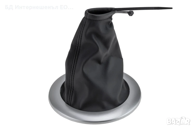 8200505844 Маншон за скоростен лост, Renault Megane 2, Черен, с рамка, снимка 1