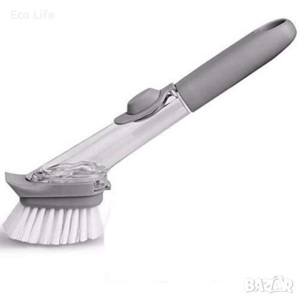 Четка за съдове с дозатор, снимка 1