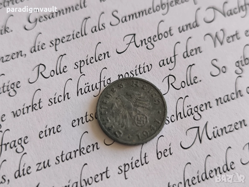 Трети райх - Германия - 5 пфенига | 1941г.; серия F, снимка 1