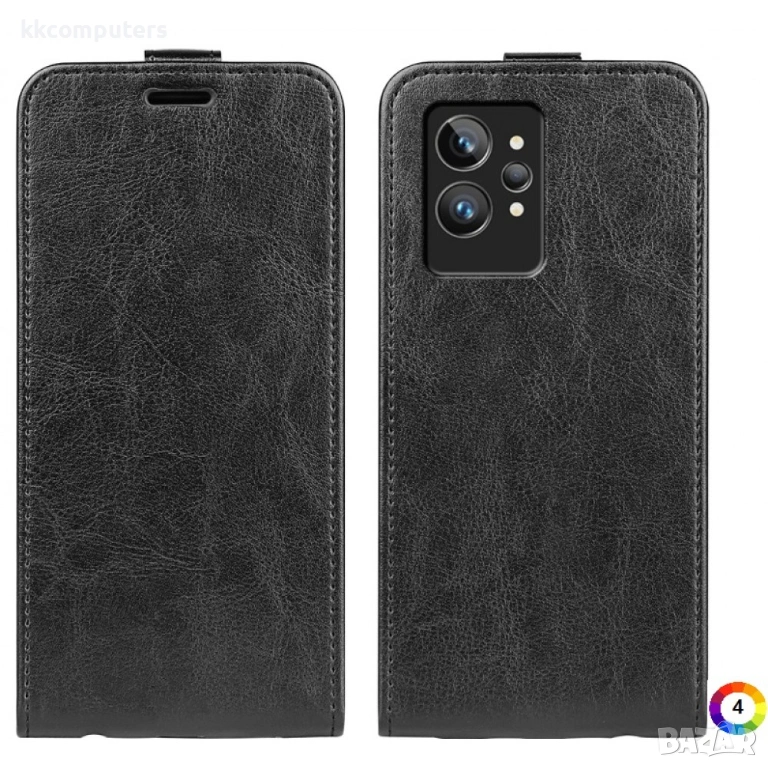 OPPO Realme GT2 Pro Flip3 Кожен Калъф и Протектор, снимка 1
