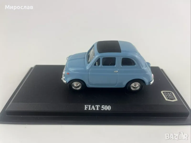 1:43 FIAT 500 КОЛИЧКА ИГРАЧКА МОДЕЛ, снимка 1