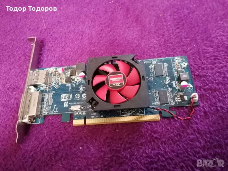 Видео карта - AMD Radeon HD 6450 1GB BIG profile, снимка 1