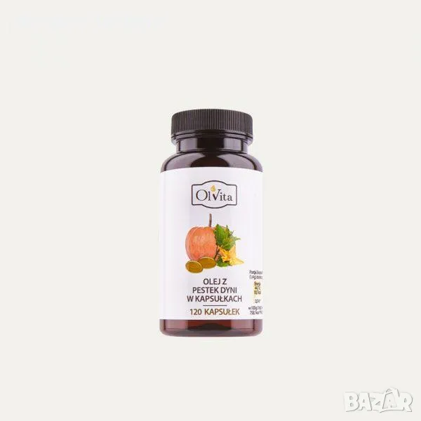 Масло от тиквени семки на капсули, 120 капсули, снимка 1
