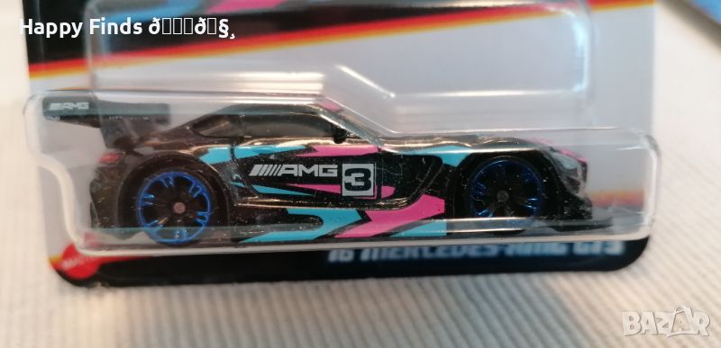 💕🧸Hot Wheels `16 Mercedes-AMG GT3 Neon Speeders, снимка 1