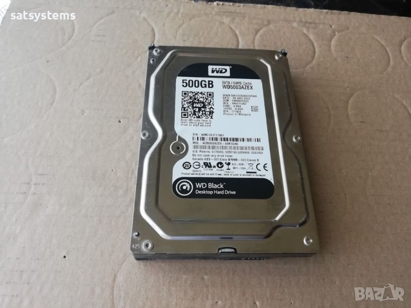 Хард диск Western Digital Caviar Black WDC WD5003AZEX 500GB SATA 6.0Gb/s , снимка 1