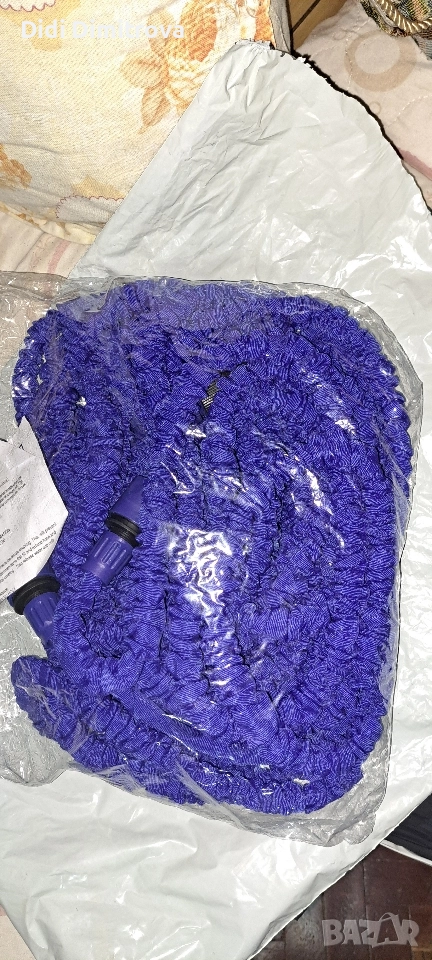 Разтегателен градински маркуч 60 м, снимка 1