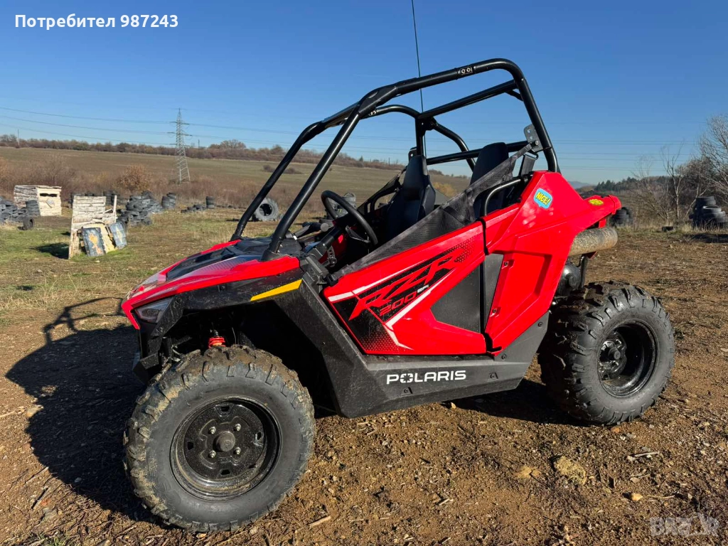 Polaris RZR 200 2025г Обслужено в официален сервиз - ЗА ДЕЦА, снимка 1