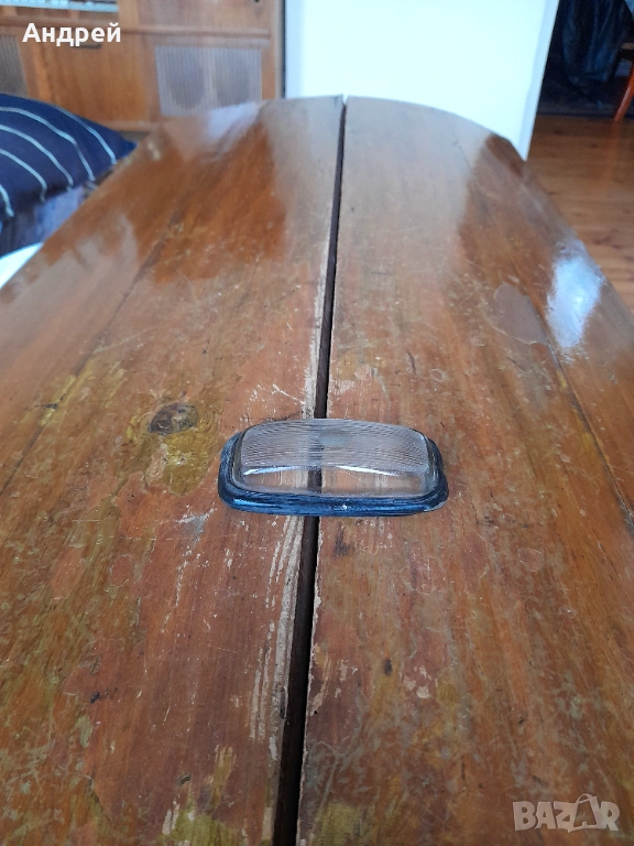 Стар стъклен плафон за габарит, снимка 1