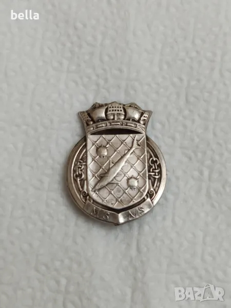 Сребърна вoенн значка . Кралската военноморска патрулна служба (RNPS) от Втората световна война , снимка 1
