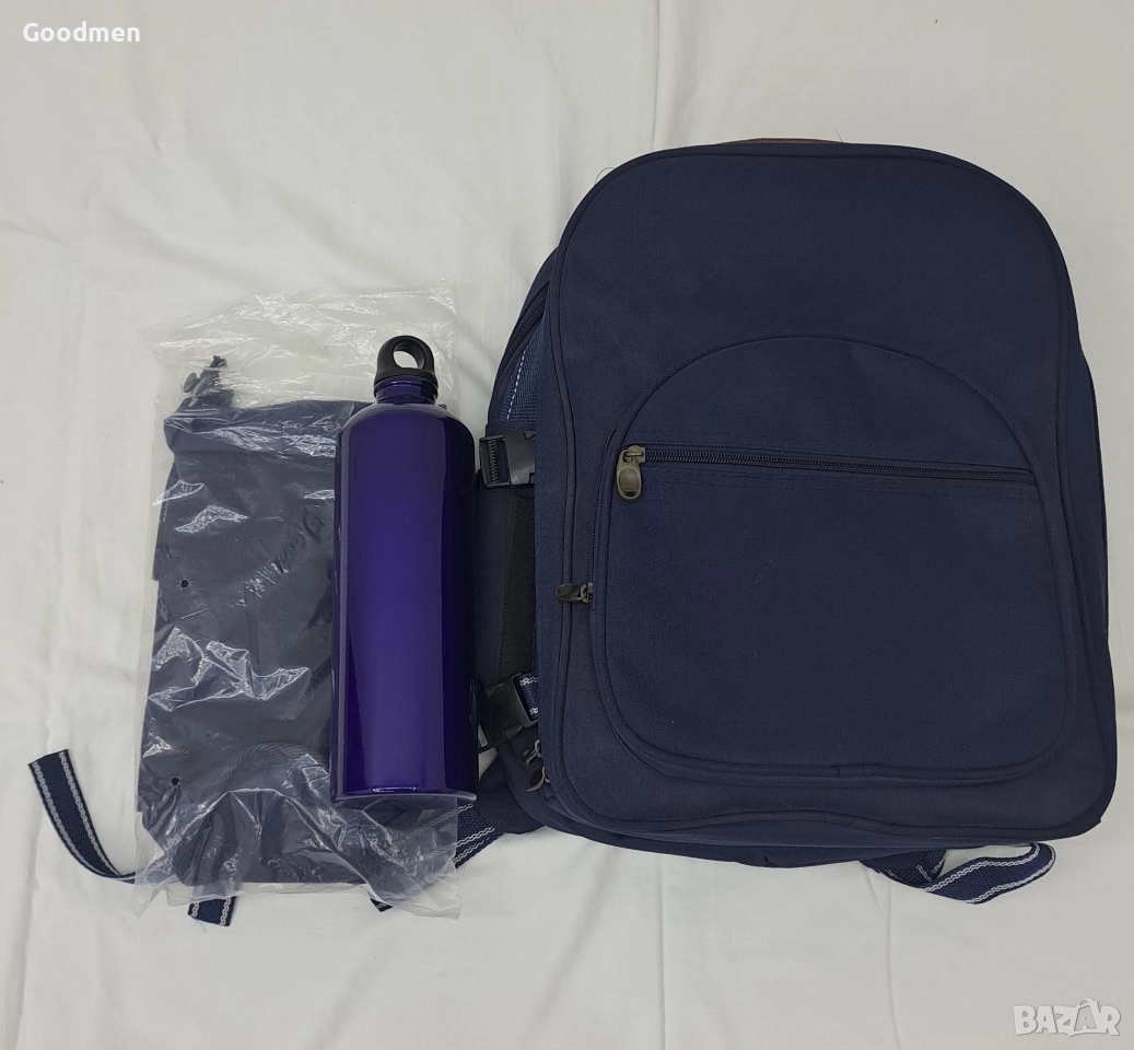 Пикник раница с посуда за двама, снимка 1