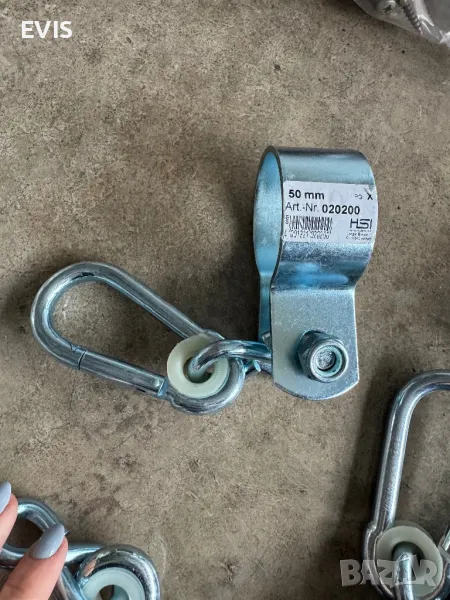 Продавам държач/скоба за люлка или боксов чувал – 50мм и 100 мм, HSI, снимка 1