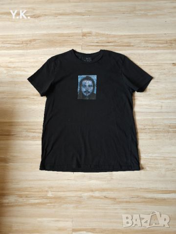 Оригинална мъжка тениска Bershka x Posty Co. Post Malone, снимка 1 - Тениски - 46187262