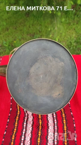 Голяма стара ваза /кана от мед и месинг, снимка 6 - Други ценни предмети - 50869207