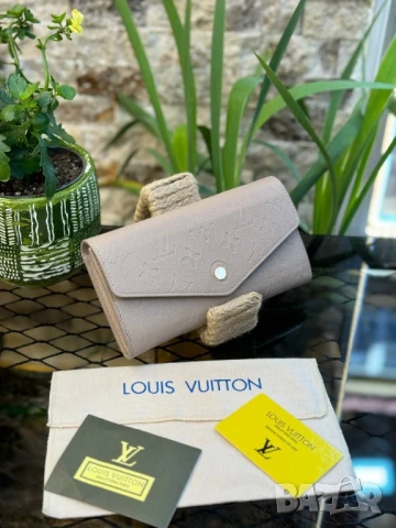 портмонета от естествена кожа louis vuitton , снимка 6 - Портфейли, портмонета - 51295014