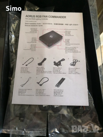 Контролер Aorus RGB fan commander, снимка 4 - Други - 54173083