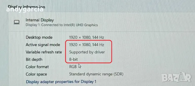 RTX 4050 6GB/Intel Core i5 12450HX/16GB RAM/1TB SSD/144Hz Full HD IPS/Lenovo LOQ 15 НОВ ГЕЙМЪРСКИ , снимка 13 - Лаптопи за игри - 48223847