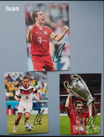 Автограф на Phillip Lahm