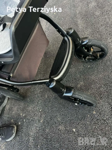 ​🌟 ТОП Състояние! Комбинирана количка 2 в 1 ROAN ESSO RACCOON 🦝 и ПОДАРЪК кошница за автомобил, снимка 4 - Детски колички - 53760732